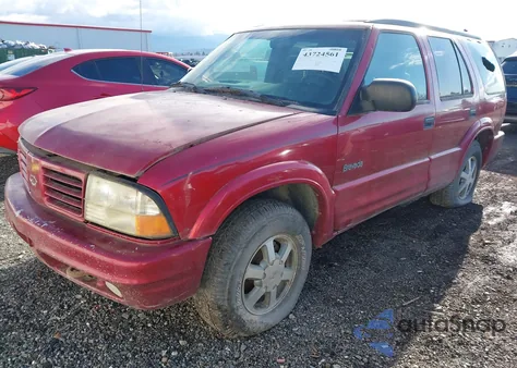 2000 Oldsmobile Bravada из США, поврежденный, VIN 1GHDT13W4Y2270194